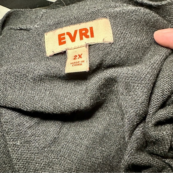 Evri Dolman Sleeve Charcoal Grey Sweater size 2x - Picture 4 of 5